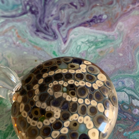 Hand blown glass pendant. Deeply discounted! - Picture 4 of 4